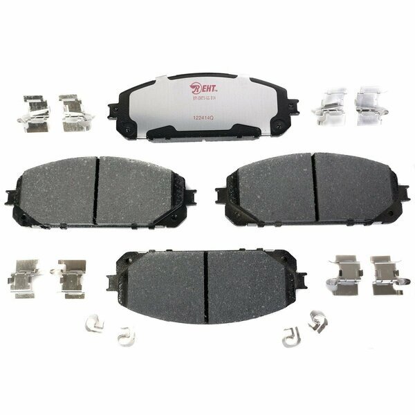 BRAKE PADS OEM OE Replacement Hybrid Technology Includes Mounting Hardware, R/M Brakes, Mfr#: EHT1709H